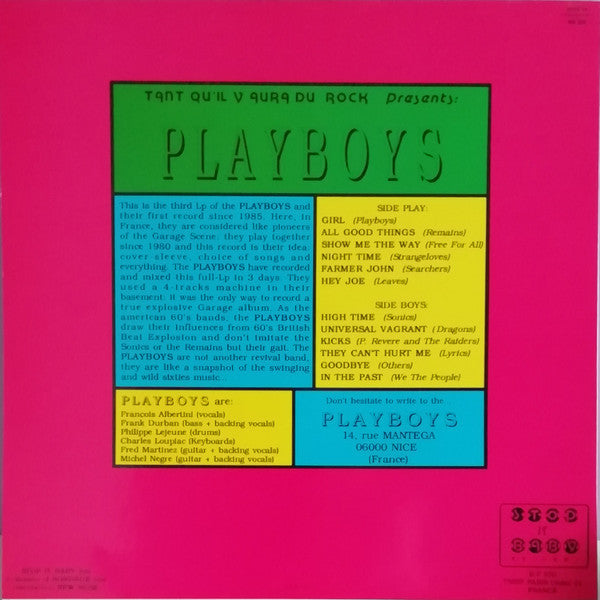 Les Playboys : Girl (LP, Album)