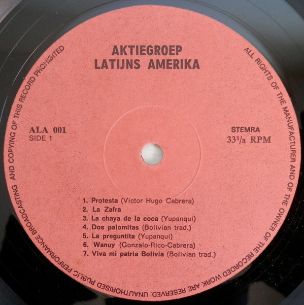 Victor Hugo Cabrera : Informasie Aksie - De Andere Latijns-Amerikaanse Muziek (LP)