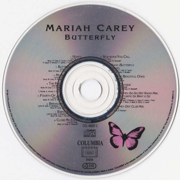 Mariah Carey : Butterfly (CD, Album)