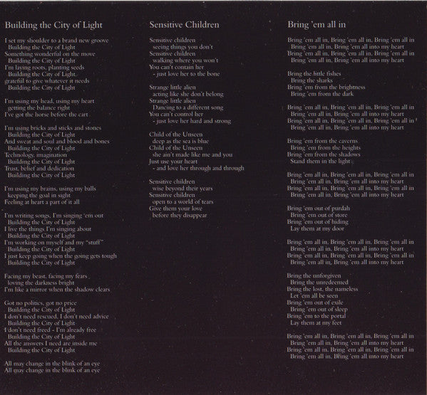 Mike Scott : Bring 'Em All In (CD, Promo, Smplr, dig)