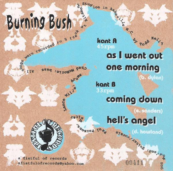 Burning Bus : As I Went Out One Morning (7", EP, Ltd)