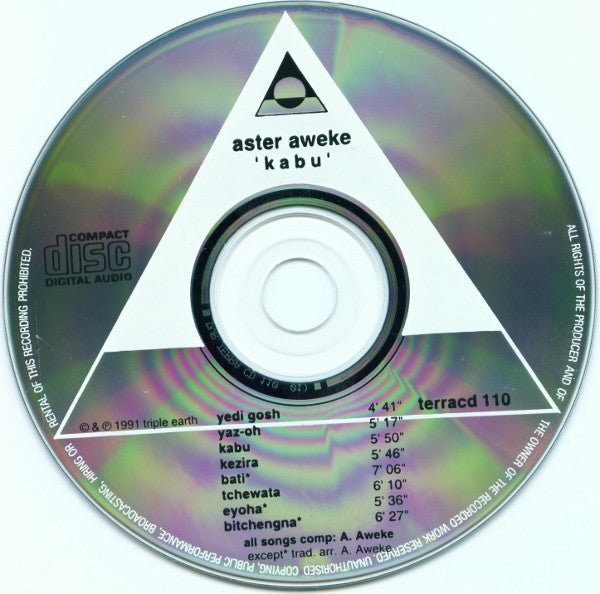 Aster Aweke : Kabu (CD, Album)