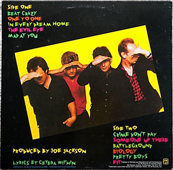 Joe Jackson Band : Beat Crazy (LP, Album)