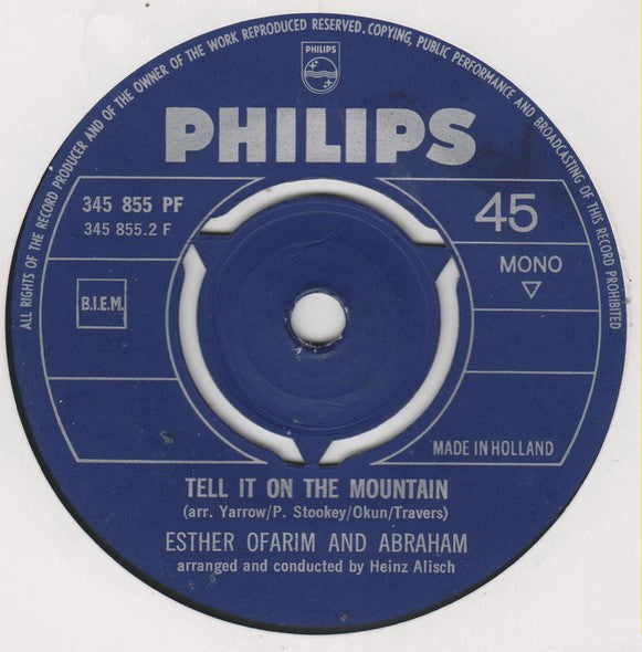 Esther & Abi Ofarim : That's My Song / Tell It On The Mountain (7", Single, Mono)
