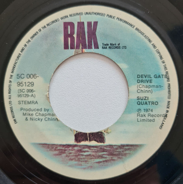 Suzi Quatro : Devil Gate Drive (7", Single)