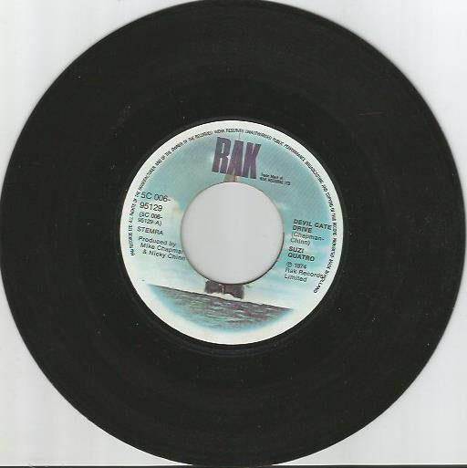 Suzi Quatro : Devil Gate Drive (7", Single)