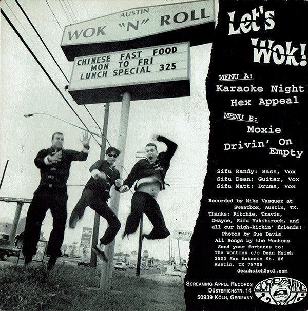 The Wontons : Let's Wok! (7")