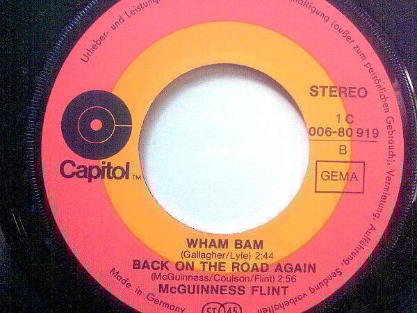 McGuinness Flint : Happy Birthday Ruthy Baby (7", Single)