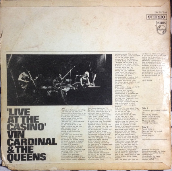 Vin Cardinal & The Queens : Live At The Casino (LP)
