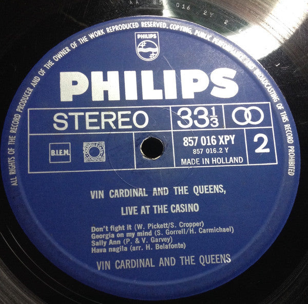 Vin Cardinal & The Queens : Live At The Casino (LP)