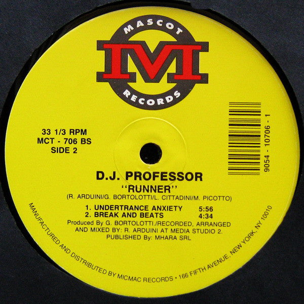 D.J. Professor* : Runner (12")