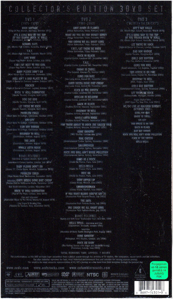 AC/DC : Plug Me In (3xDVD-V, Copy Prot., Ltd, NTSC, O-C)