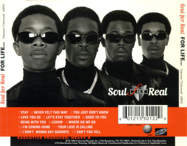 Soul For Real : For Life... (CD, Album)