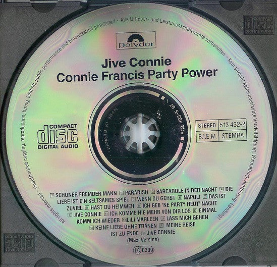 Connie Francis : Party Power (CD, Comp)