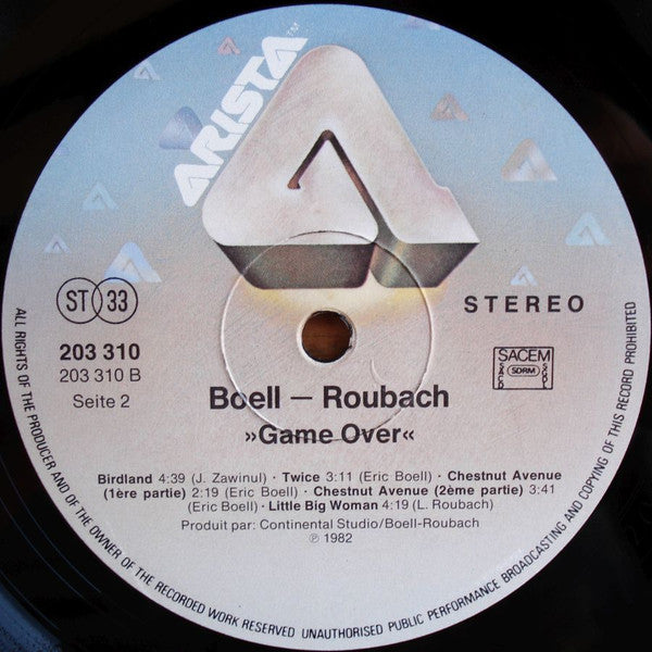 Boell & Roubach : Game Over (LP, Album)