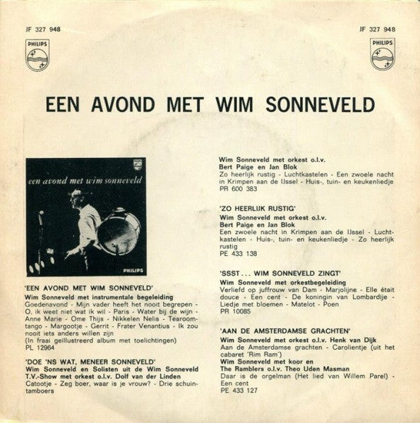 Wim Sonneveld : Nikkelen Nelis / Ome Thijs (7", Mono, Ora)