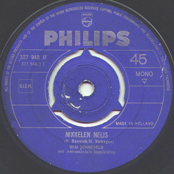 Wim Sonneveld : Nikkelen Nelis / Ome Thijs (7", Mono, Ora)