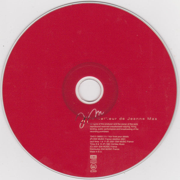 Jeanne Mas : Le Meilleur De Jeanne Mas (CD, Comp)