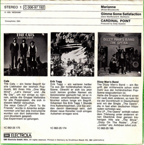 Cardinal Point : Marianne (7", Single)