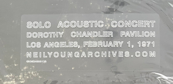 Neil Young : Dorothy Chandler Pavilion 1971 (LP, Album, RM)