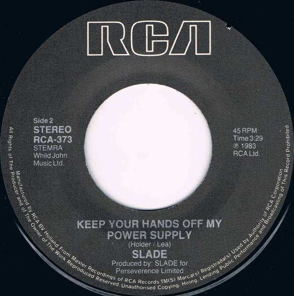 Slade : My Oh My (7", Single)