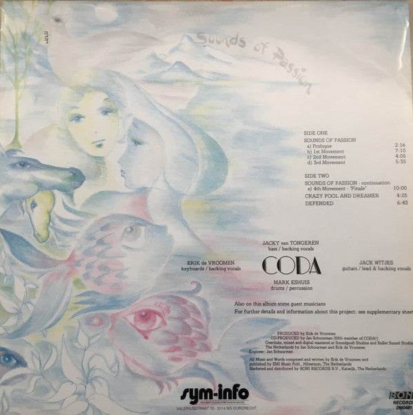 Coda (14) : Sounds Of Passion (LP, Album)