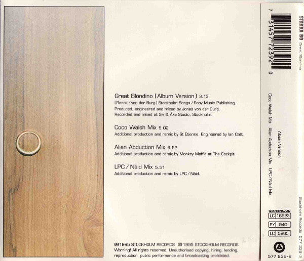 Stakka Bo : Great Blondino (CD, Maxi)