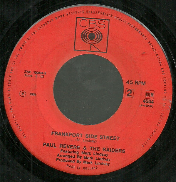 Paul Revere & The Raiders Featuring Mark Lindsay : We Gotta All Get Together (7", Single)