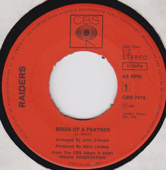Raiders (2) : Birds Of A Feather (7")