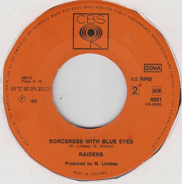 Raiders (2) : Just Seventeen (7", Single)