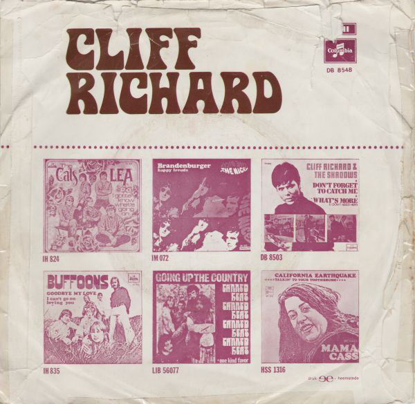 Cliff Richard : Good Times (Better Times) (7", Single)