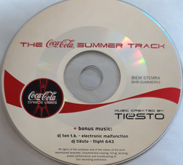 DJ Tiësto : The Coca-Cola Summer Track (CD, Maxi)