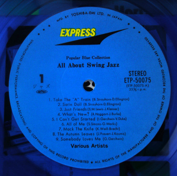 Various : Satin Doll All About Swing Jazz (LP, Ltd, Blu)