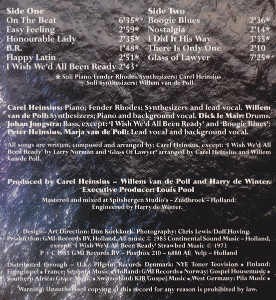 Carel Heinsius Band : Jazz On The Rock (LP, Album)