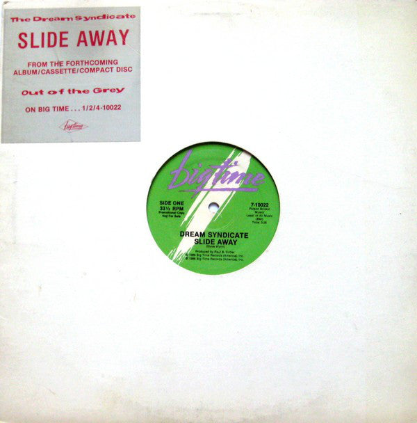 The Dream Syndicate : Slide Away (12", Single, Promo)