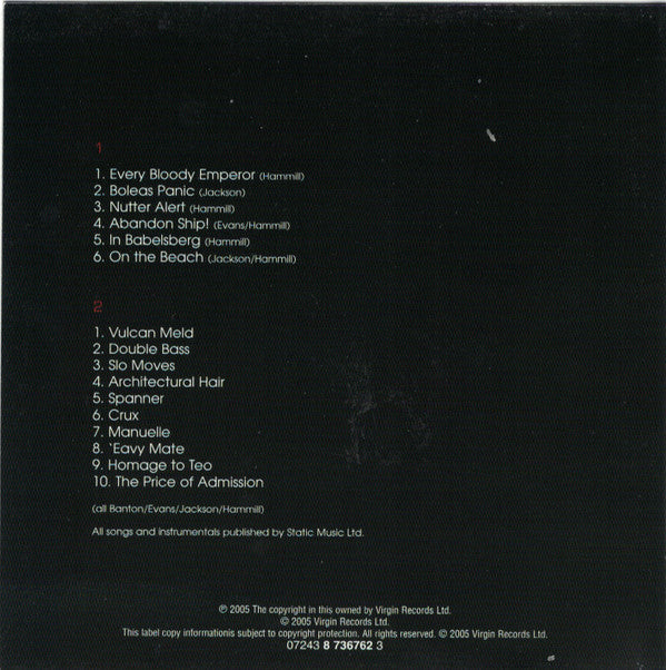 Van Der Graaf Generator : Present (2xCD, Album)