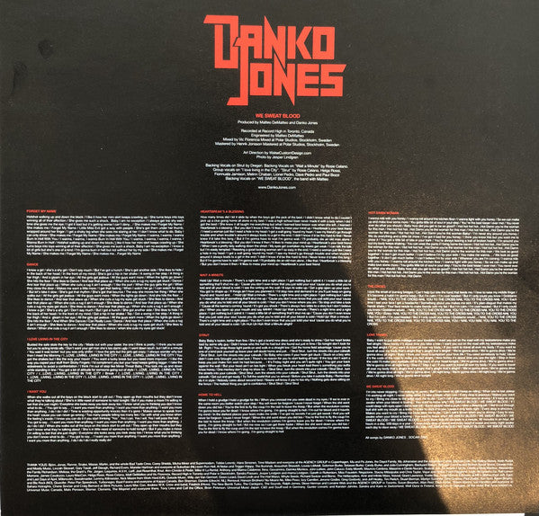 Danko Jones : We Sweat Blood (LP, Album)