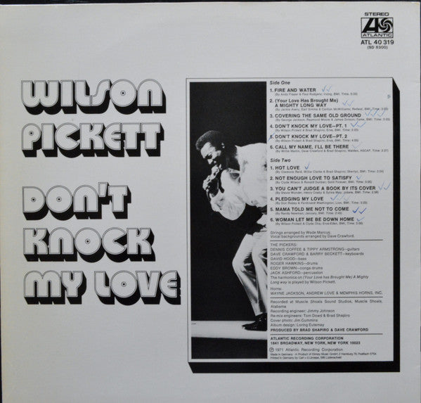 Wilson Pickett : Don't Knock My Love (LP, Album)