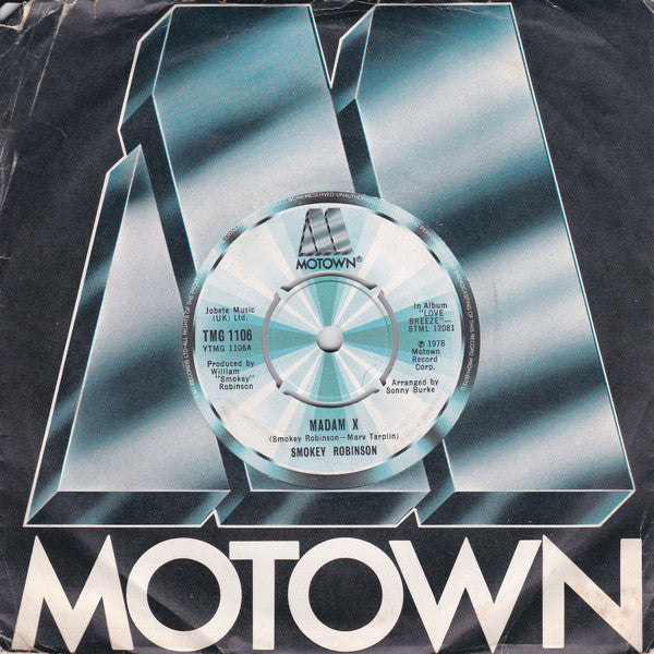 Smokey Robinson : Madam X (7", Single)