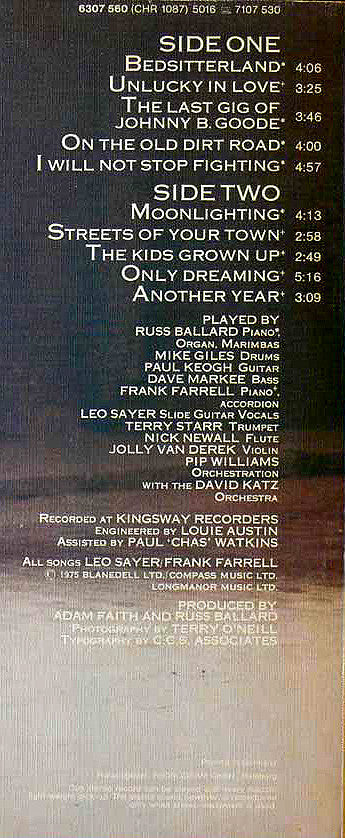 Leo Sayer : Another Year (LP, Album)