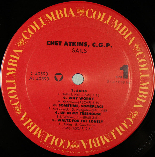 Chet Atkins, C.G.P.* : Sails (LP, Album)