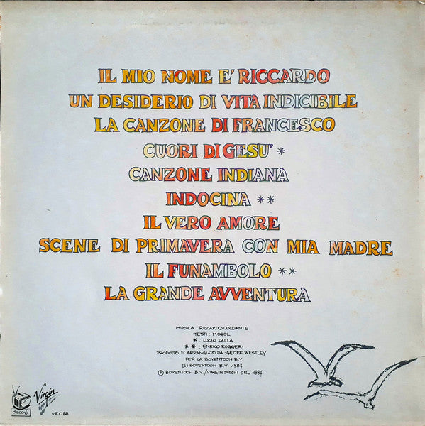 Riccardo Cocciante : La Grande Avventura (LP, Album)