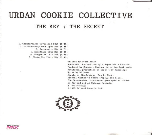 Urban Cookie Collective : The Key : The Secret (CD, Maxi)