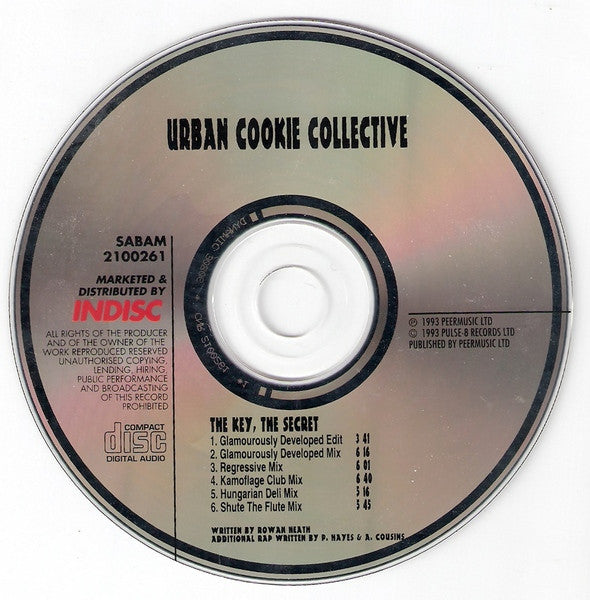 Urban Cookie Collective : The Key : The Secret (CD, Maxi)