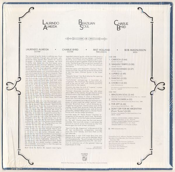 Laurindo Almeida - Charlie Byrd : Brazilian Soul (LP, Album)