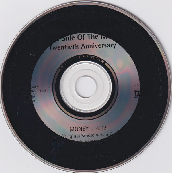 Pink Floyd : Money (Dark Side Of The Moon Twentieth Anniversary) (CD, Single, Promo, RM, Car)