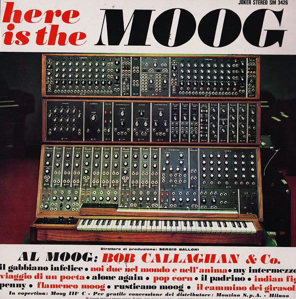 Bob Callaghan & Co. : Il Gabbiano Infelice - Here Is The Moog (LP)