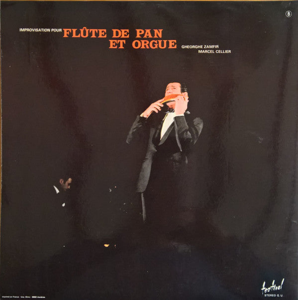 Gheorghe Zamfir - Marcel Cellier : Improvisation Pour Flûte De Pan Et Orgue Vol. 3 (LP, Album, Gat)