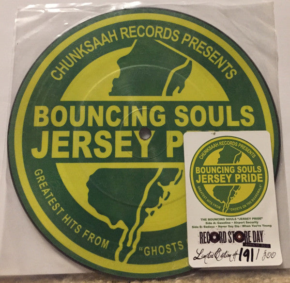 The Bouncing Souls : Jersey Pride (7", Comp, Ltd, Num, Pic)