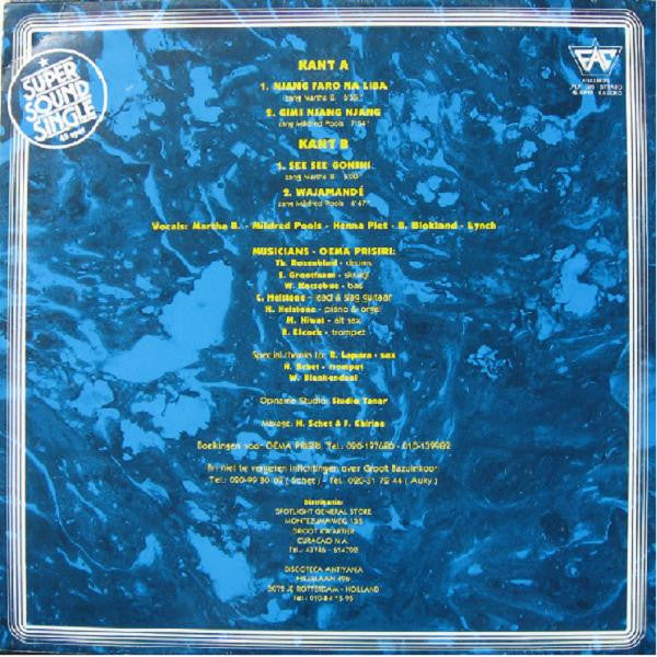 Oema Prisiri o.l.v. Mildred Pools : Njang Faro (12", Single)